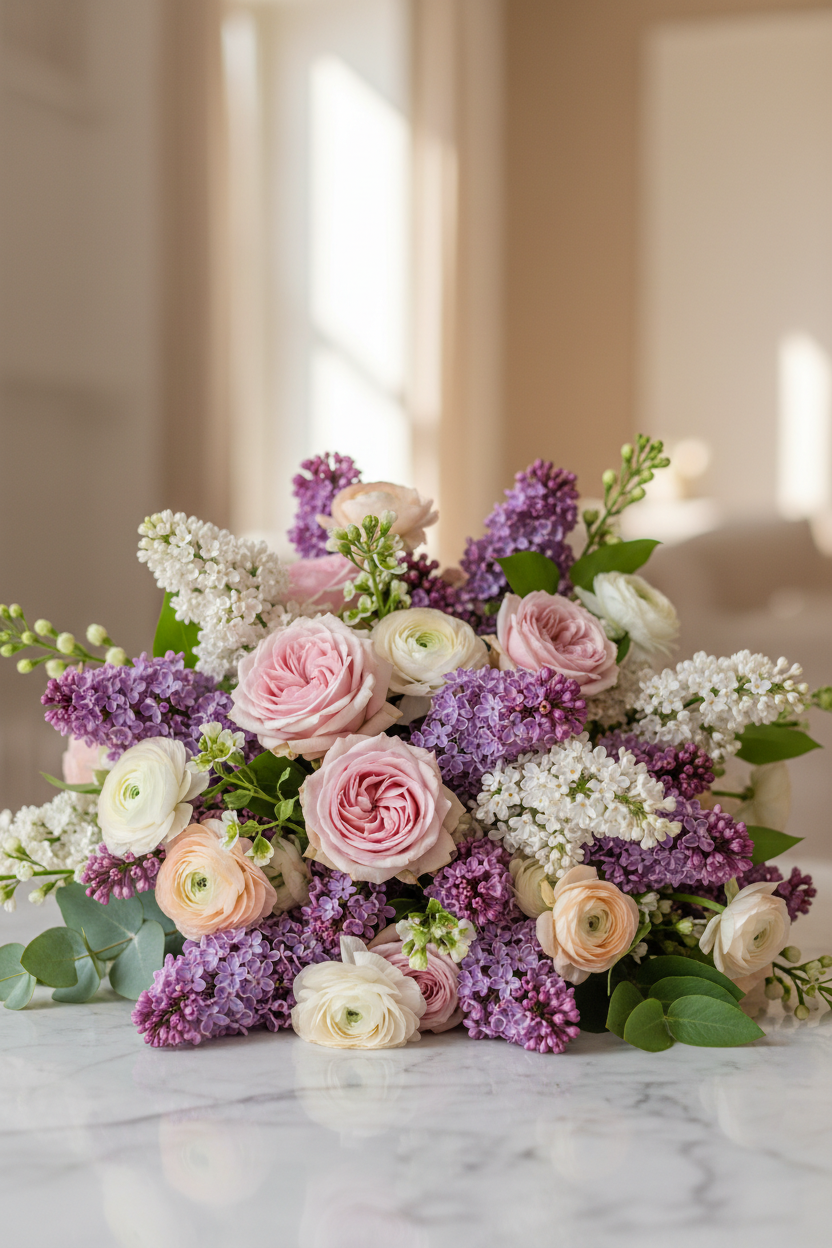 Saison Bouquet Flieder